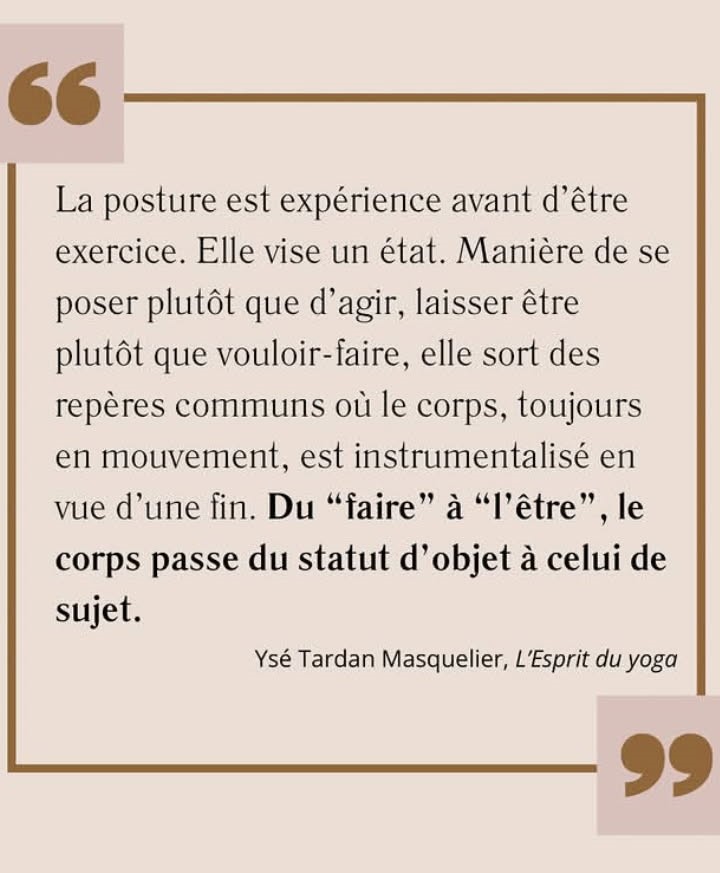 La posture en yoga